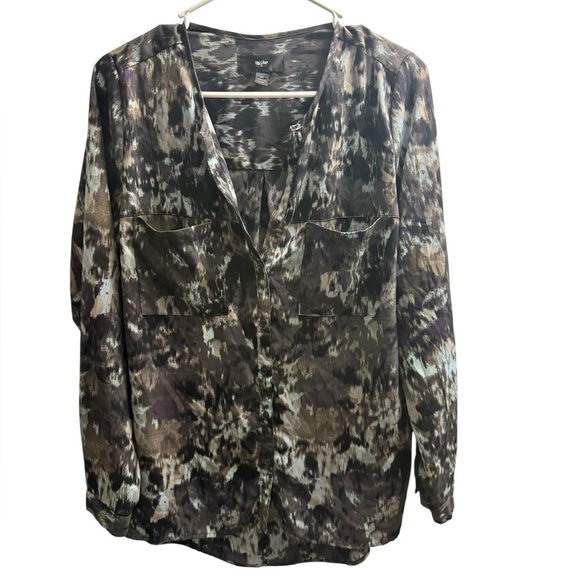 Mossimo Supply Co. Tops - Mossimo Multicolor Camouflage Blouse - Size S